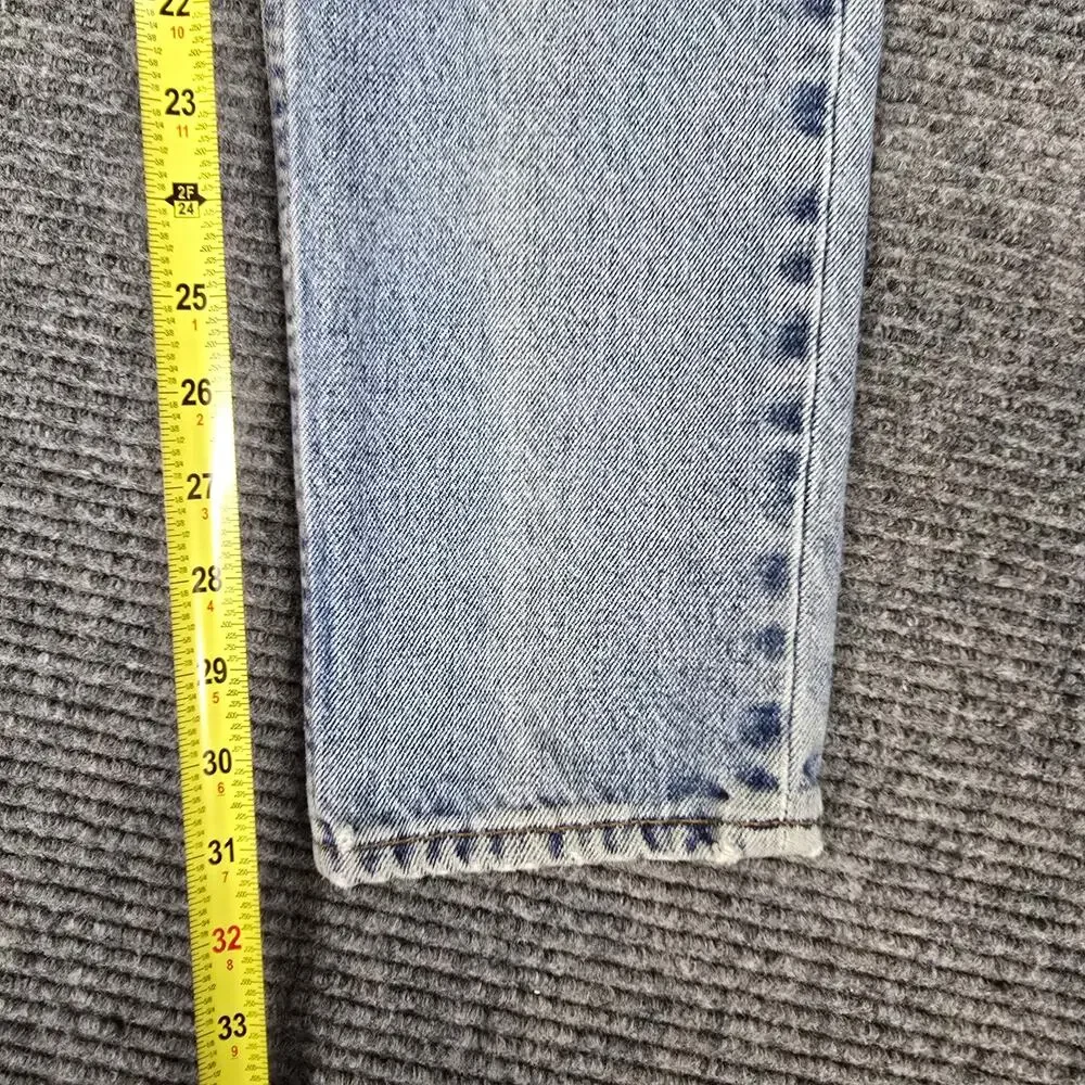 VTG Levi’s 512 Jeans Mens 33x32 USA Made Light Wash Slim Tapered 31x31